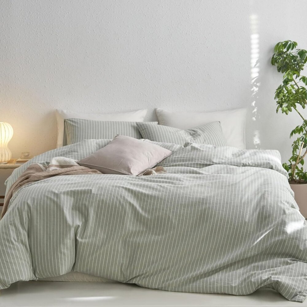 Striped Duvet Cover Set
